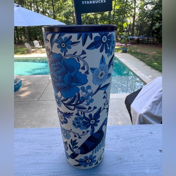 New Starbucks Farm Rio Limited Edition Off-White & Blue Toucan Venti 24 Oz - Picture 8 of 11